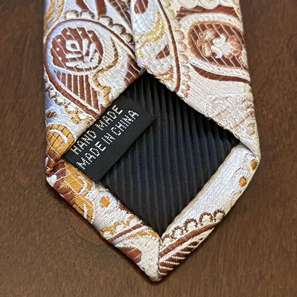 The Big Knot By Steven Land 100% Silk Hand Made In China Long - Picture 8 of 10